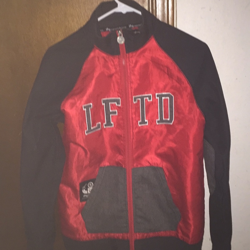 Buy LRG Boys Large Red & Black Jacket!